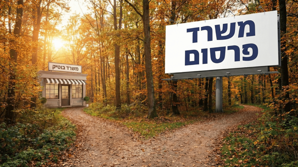 משרד פרסום או סוכנות בוטיק?